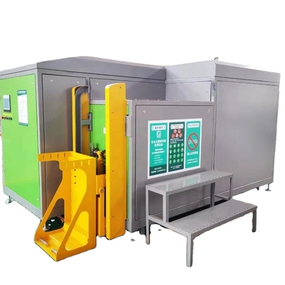 Hotel food waste to large capacity organic fertilizer compost machine