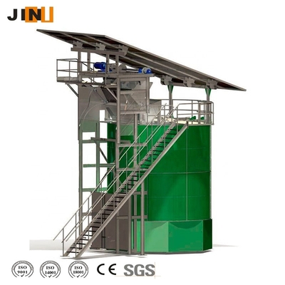 C50 Continuous Fermentation Used Organic Waste Compost Machine For Chicken Manure