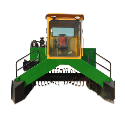 Easy To Operate Composting Machine High Efficiency Organic Compost Fertilizer Turner